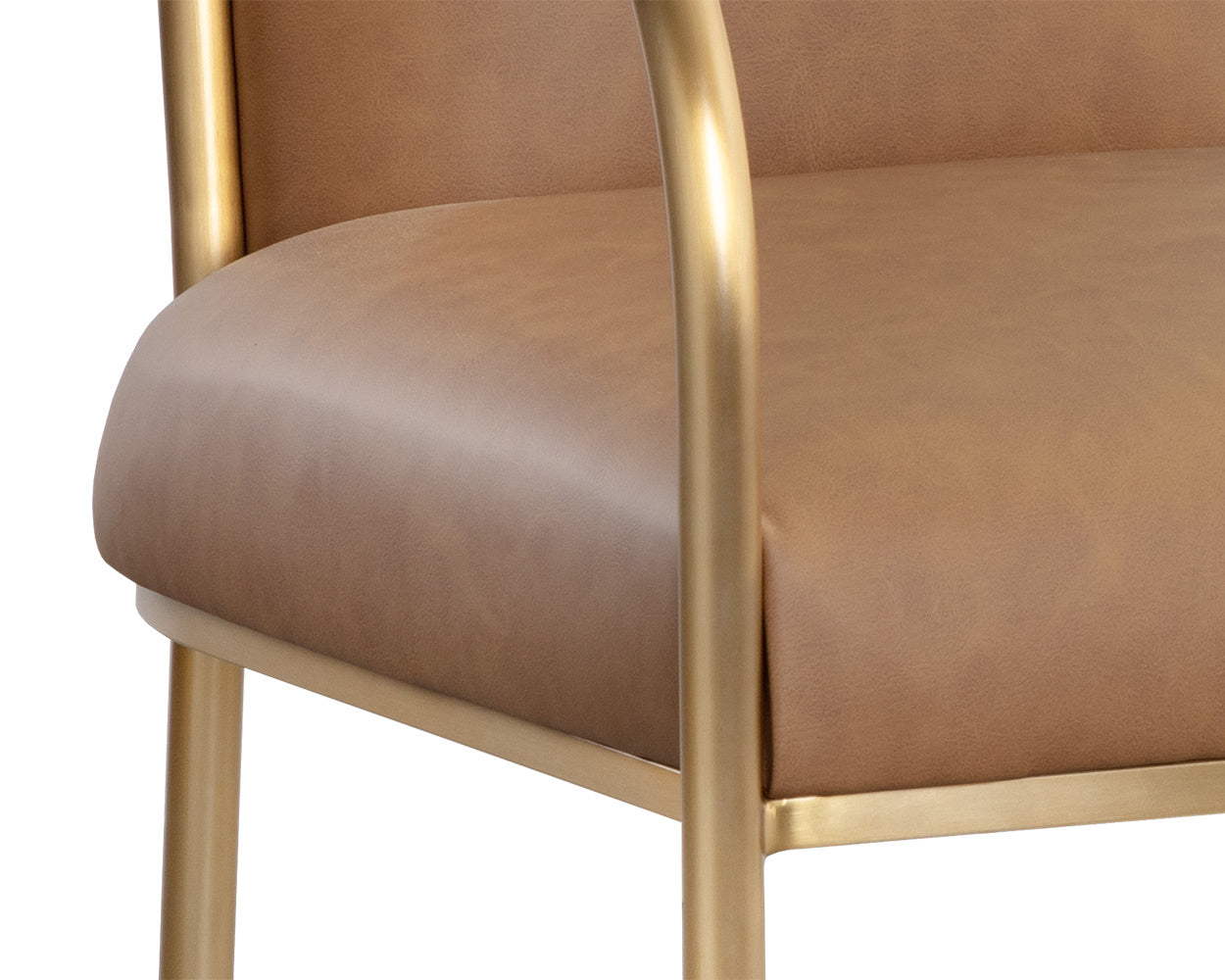 Cicero Dining Armchair - Milliken Cognac