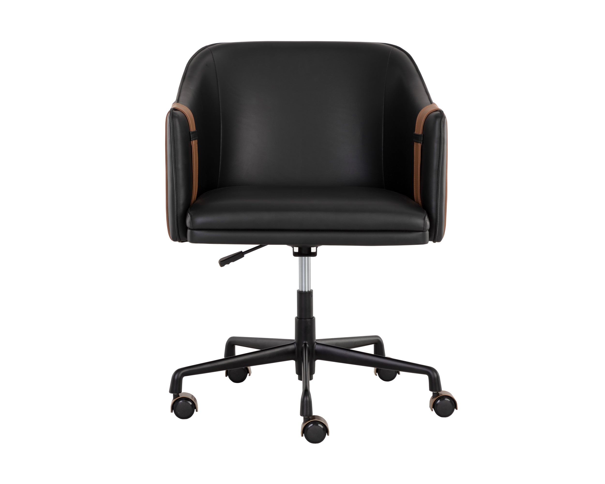 Carter Office Chair - Napa Black / Napa Cognac