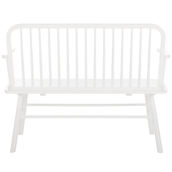 Safavieh Lucilia Spindle Bench, BCH8501 - White