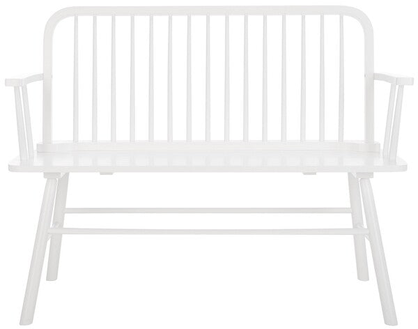 Safavieh Lucilia Spindle Bench, BCH8501 - White