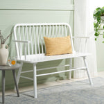 Safavieh Lucilia Spindle Bench, BCH8501 - White