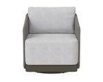 Allariz Swivel Armchair - Warm Grey  Gracebay Light Grey