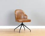 Bretta Swivel Dining Chair - Tobacco Tan