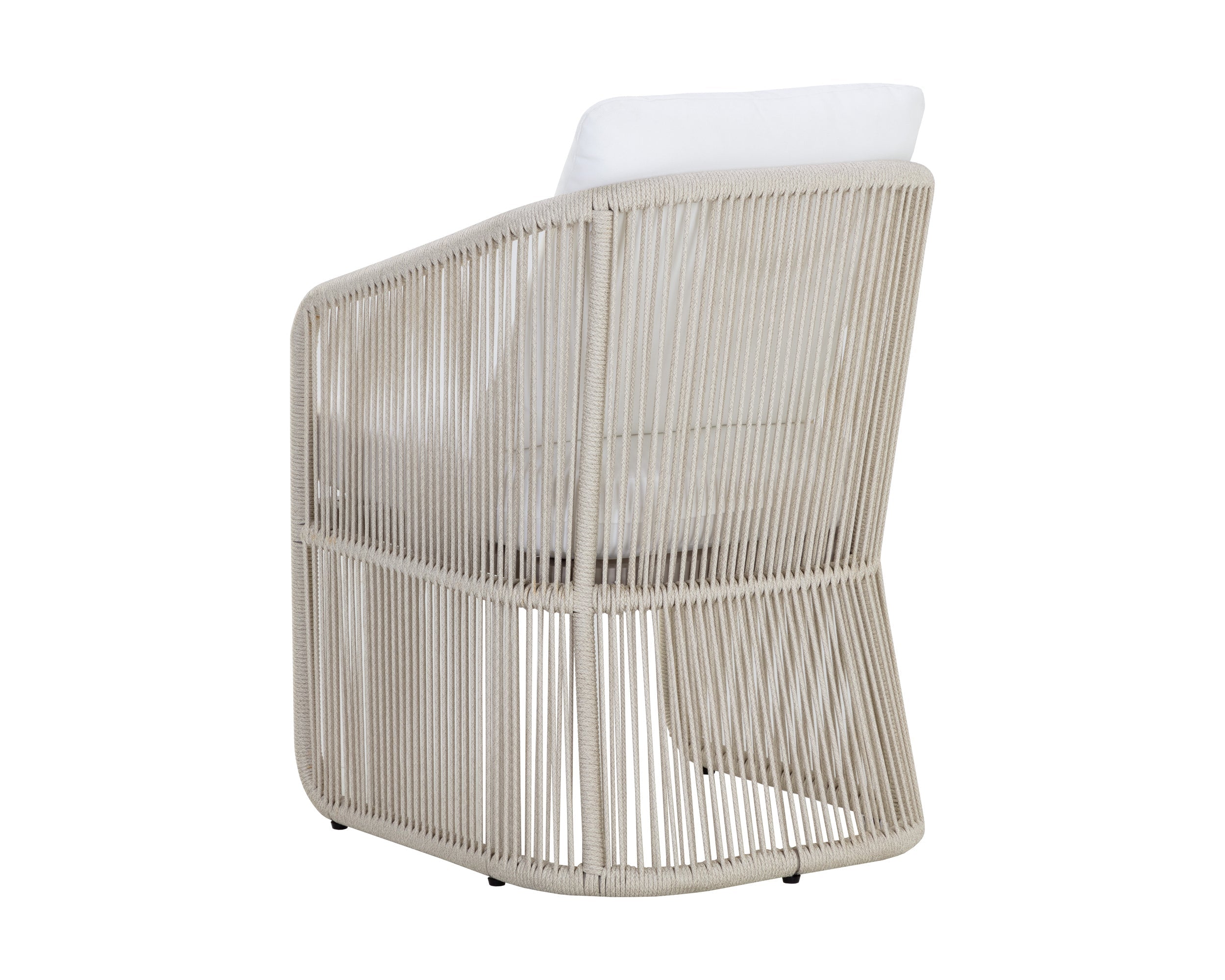 Allariz Dining Armchair - Greige  Stinson White