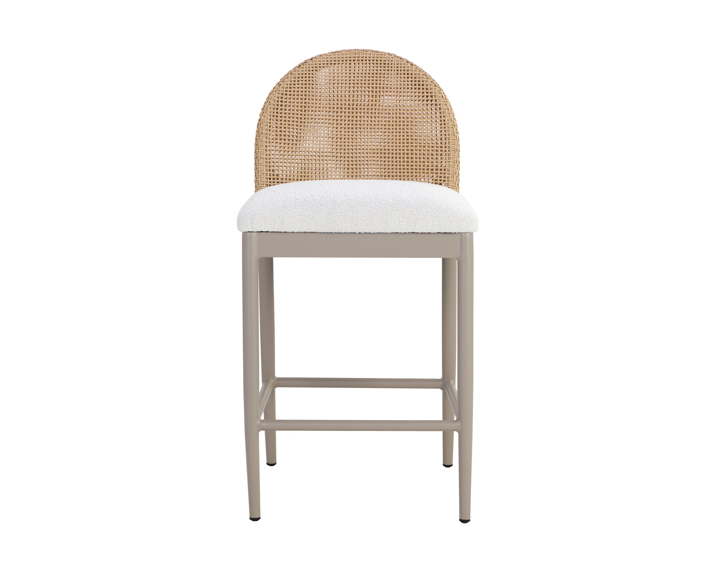 Calandri Counter Stool - Natural  Louis Cream