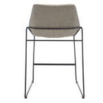 Safavieh Alexis Mid Century Counter Stool , BST3000 - Stone / Black