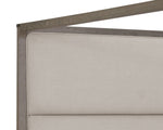 Danette Canopy Bed - King  Zenith Taupe Grey