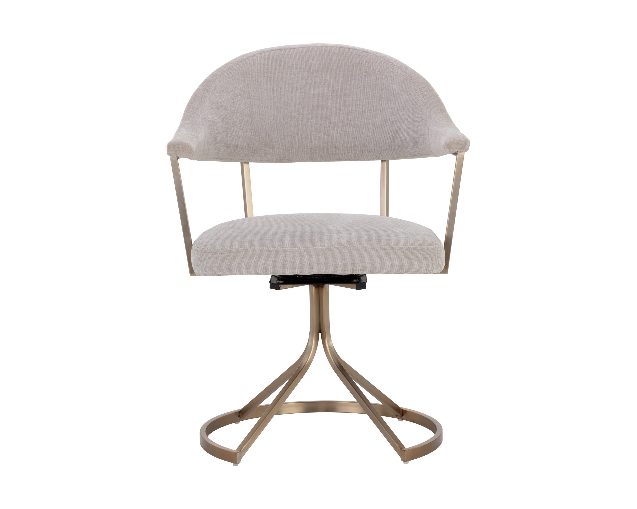 Bexley Swivel Dining Chair - Danny Light Grey