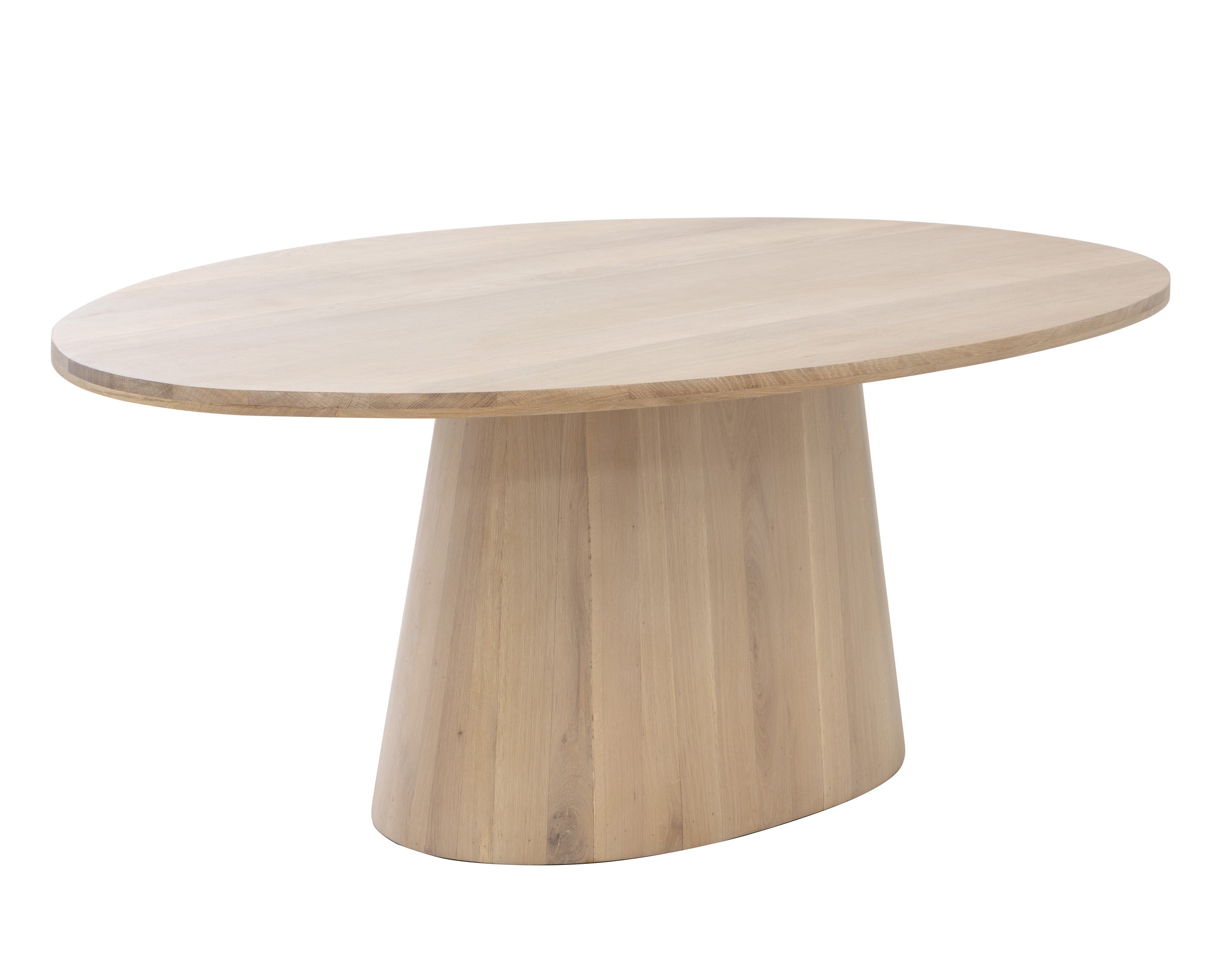 Althea Dining Table - Oval  Light Oak