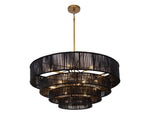 Lumina Chandelier - Black Jute