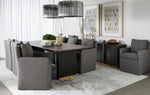 Kalla Dining Table - Rectangular  Charcoal