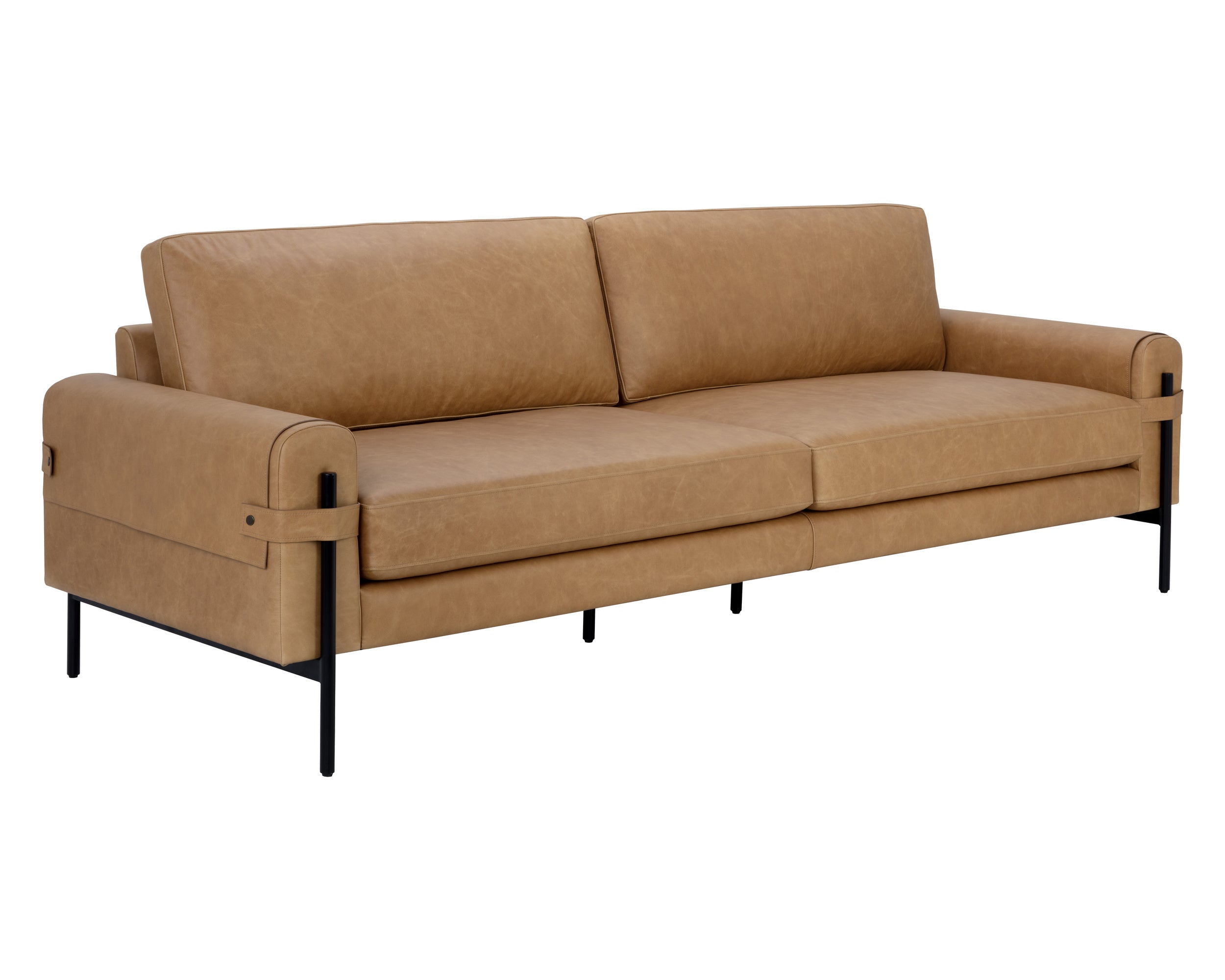 Camus Sofa - Ludlow Sesame Leather