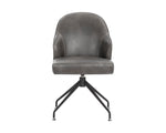 Bretta Swivel Dining Chair - Overcast Grey