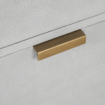 Jiro File Cabinet - Grey Shagreen