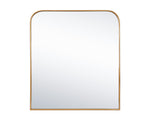 Calabasas Wall Mirror - Brass