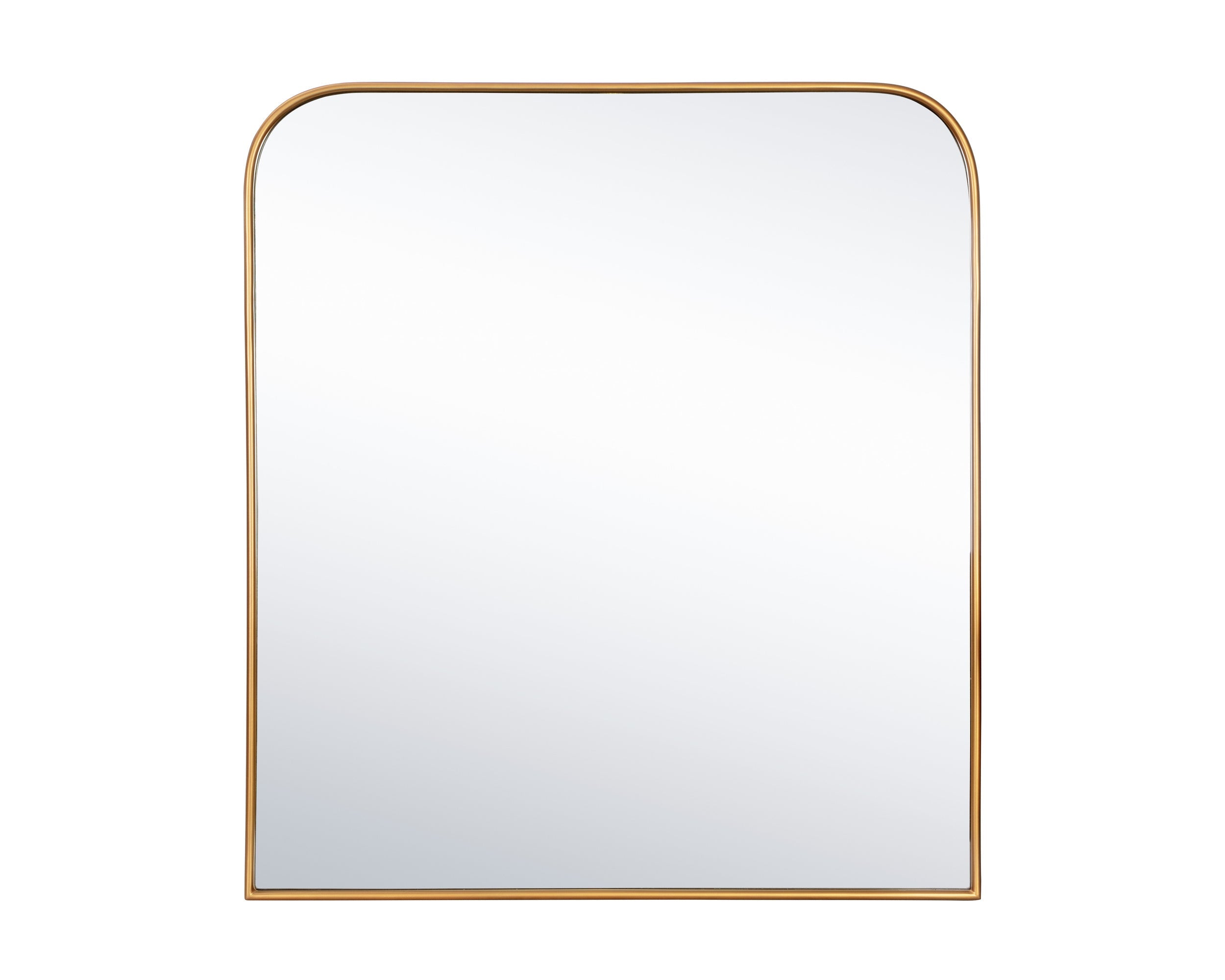 Calabasas Wall Mirror - Brass