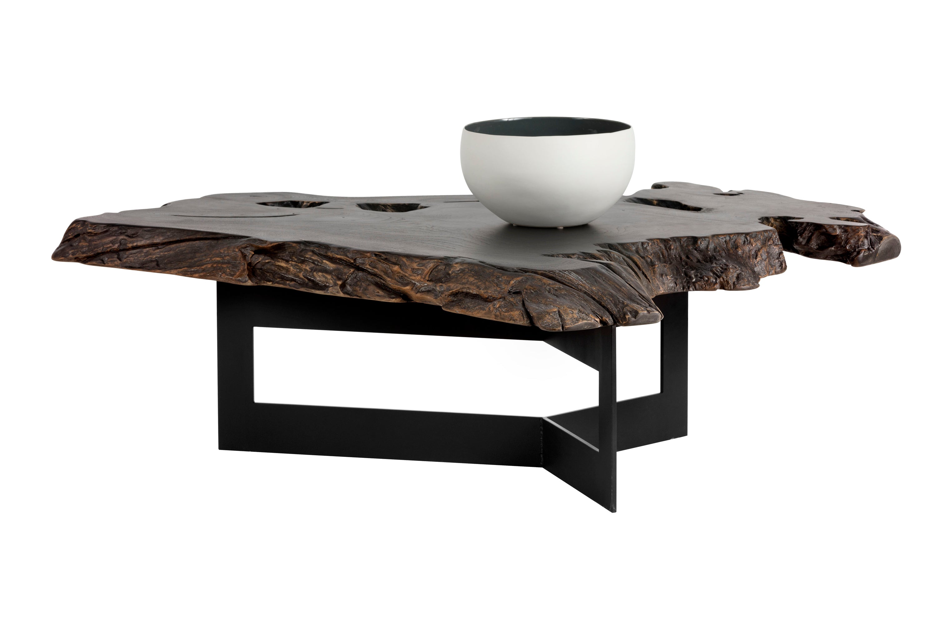 Wyatt Coffee Table - Black / Dark Brown