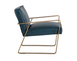 Kristoffer Lounge Chair - Vintage Peacock Leather