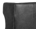 Virgil Lounge Chair - Marseille Black Leather