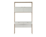 Ambrose Modular Wall Desk - Champagne Gold  Cream