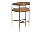 Zanatta Barstool - Tan Leather