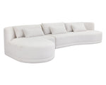 Laken Sofa Chaise - Laf  Copenhagen White