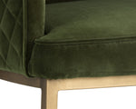 Cornella Dining Armchair - Forest Green