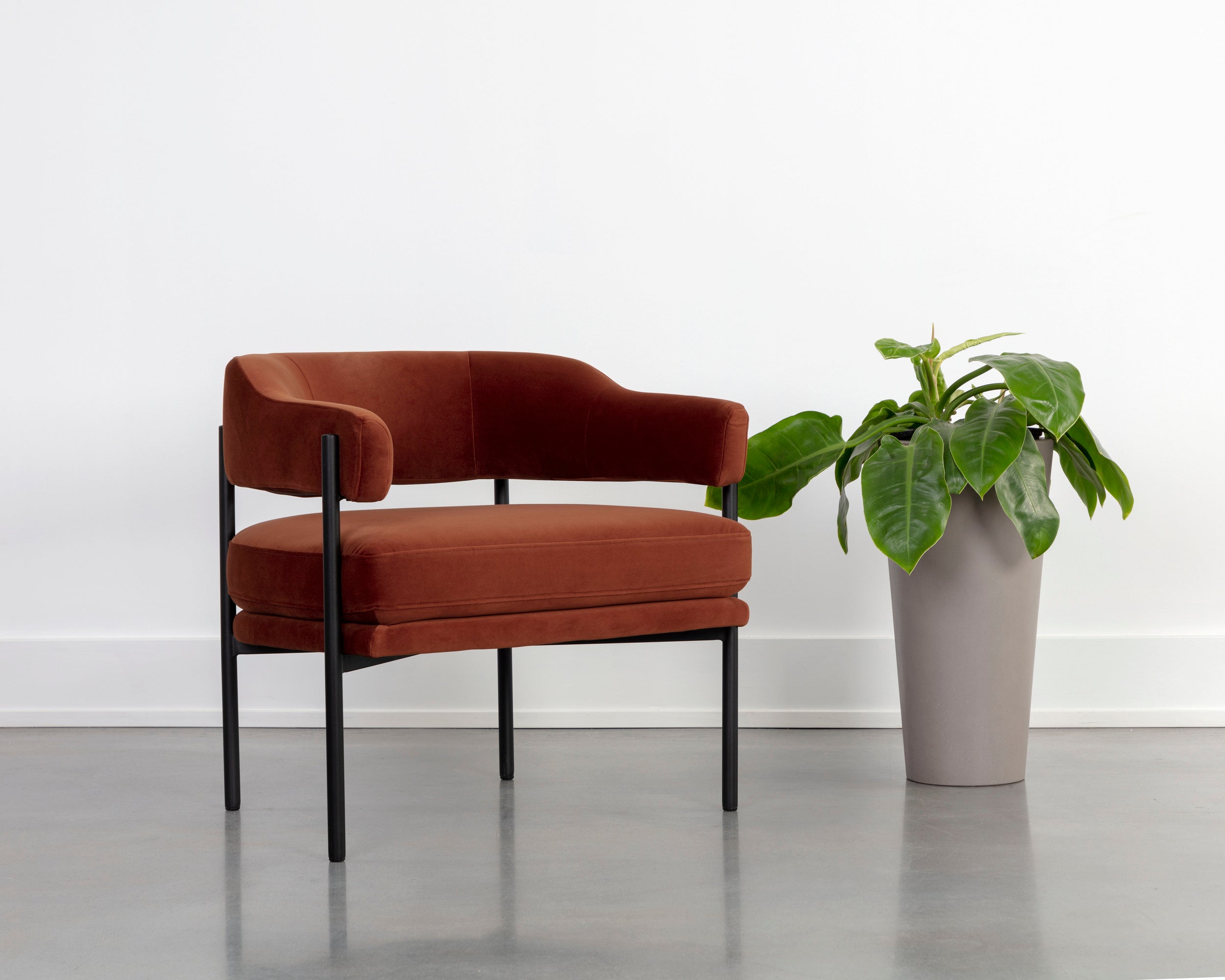 Lola Lounge Chair - Meg Rust