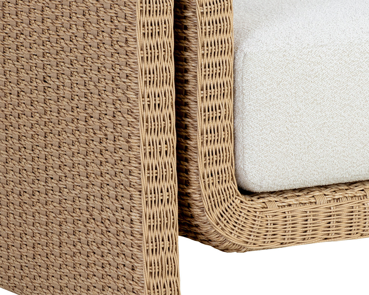 Tibi Lounge Chair - Natural  Louis Cream