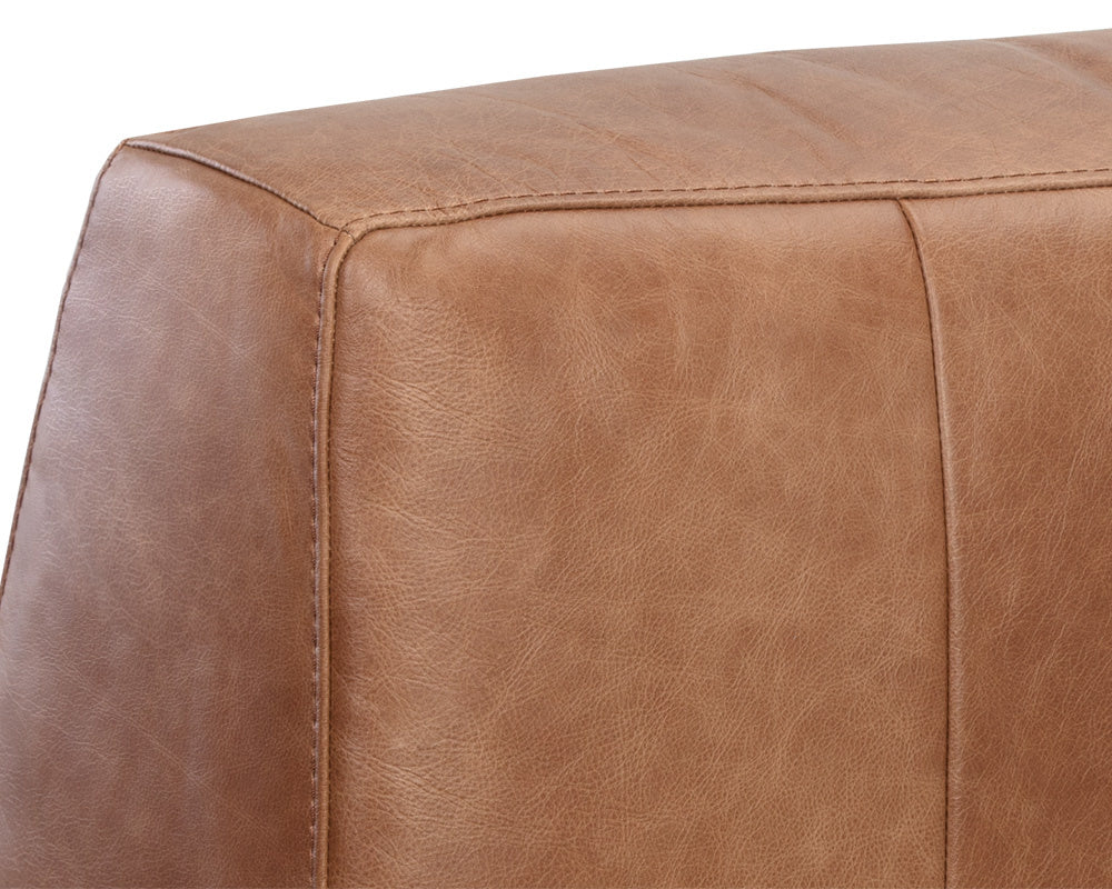 Watson Modular - Armless Chair  Marseille Camel Leather