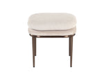 Koffi Stool - Dark Bronze  Chacha Cream / Meg Taupe