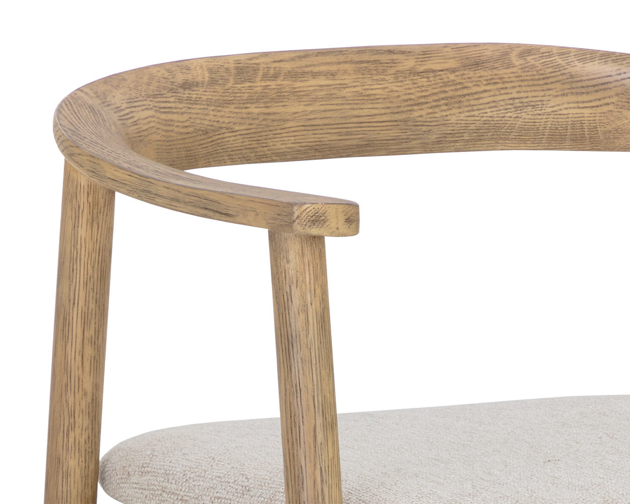 Jeremy Counter Stool - Weathered Oak  Dove Cream