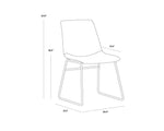 Cal Dining Chair - Antique Grey