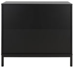 Safavieh Zadie 3 Drawer Rattan Chest, CHS5004 - Black / Black