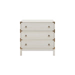 Safavieh Galio 3 Drawer Chest, CHS9600 - White / Gold