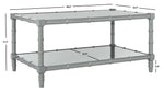 Safavieh Noam Coastal Coffee Table , COF3500 - Grey