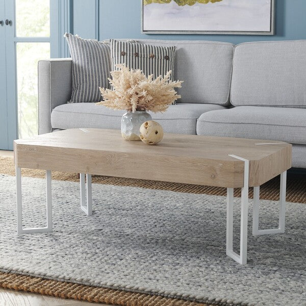 Safavieh Edgecombe Coffee Table, COF7010 - Natural / White