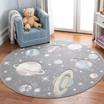 Safavieh Carousel Kids 103 Rug, CRK103 - Grey / Lavender