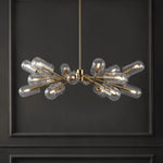 Safavieh Couture Tessalyn Glass And Metal Chandelier, CTL1046 - Gold / Clear