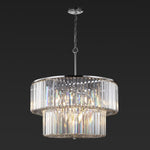 Safavieh Couture Viviann Crystal 2 Tier Chandelier, CTL1054 - Chrome / Clear