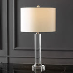 Safavieh Couture Saravia Crystal Table Lamp, CTL1064 - Nickel / White