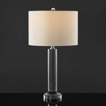 Safavieh Couture Saravia Crystal Table Lamp, CTL1064 - Nickel / White