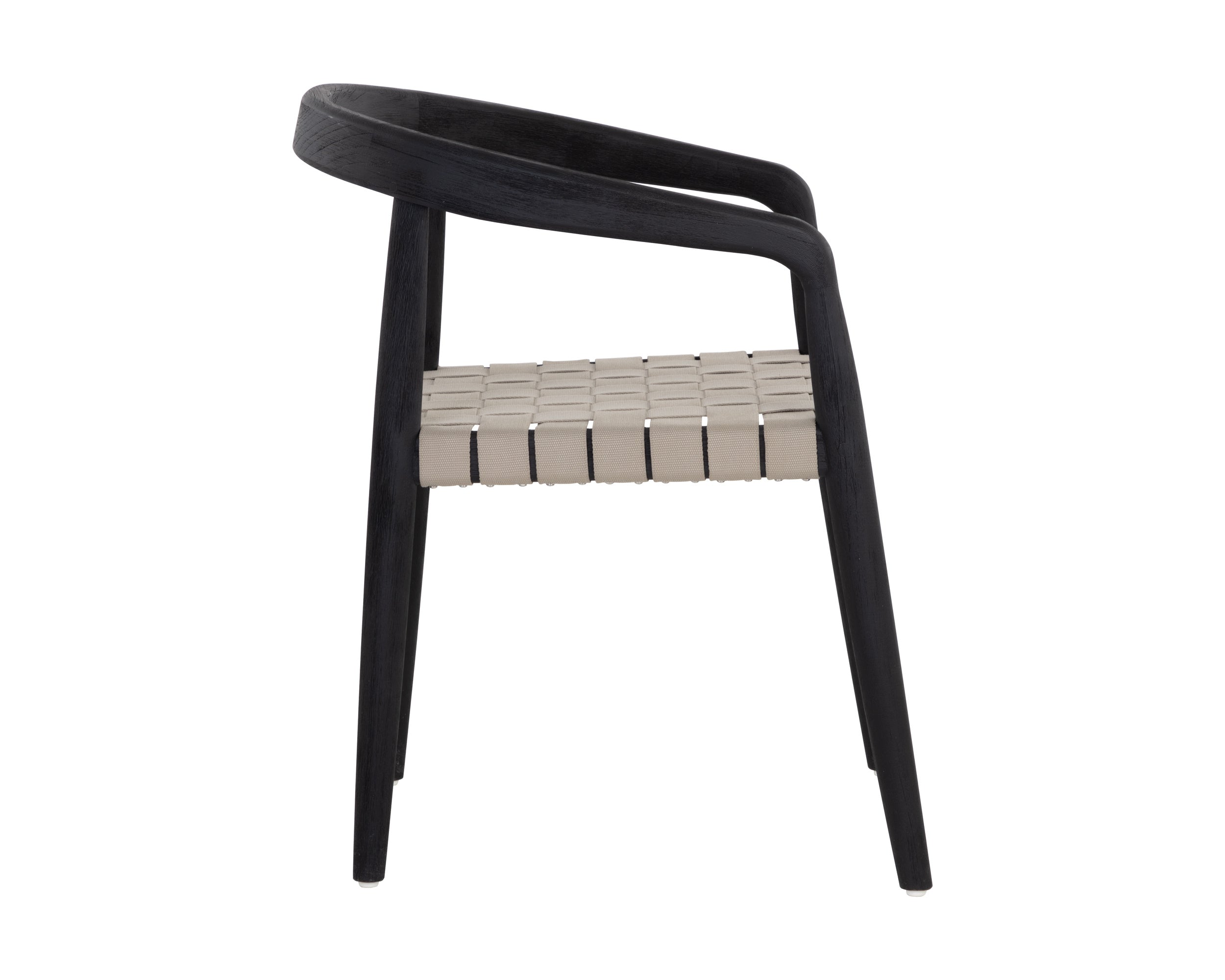 Cayman Dining Armchair - Charcoal