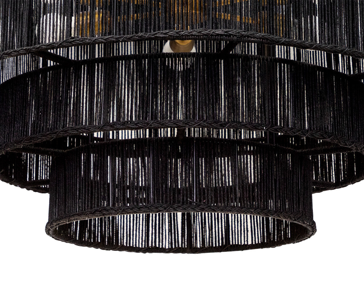 Alyssa Chandelier - Black Jute