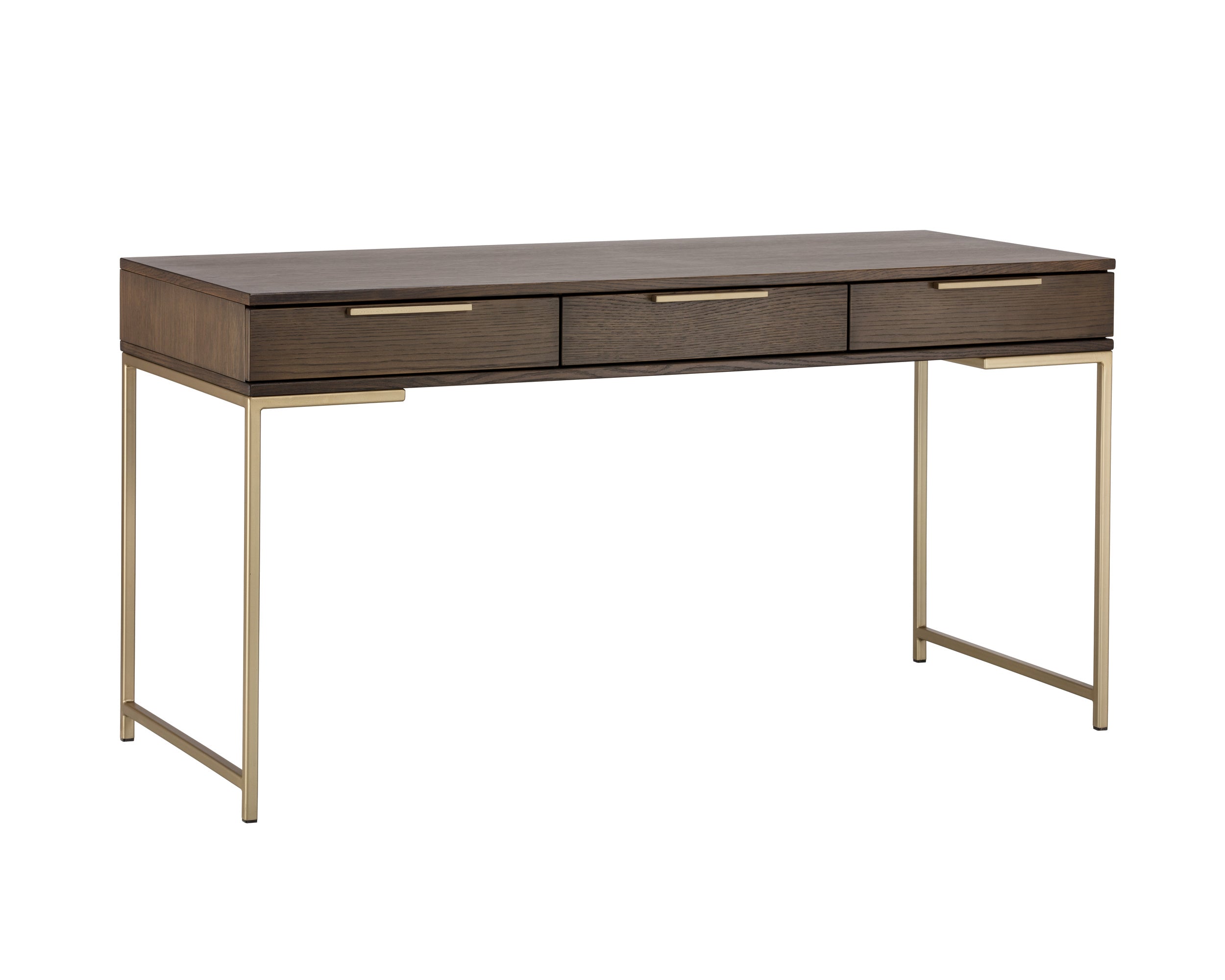 Rebel Desk - Gold  Raw Umber