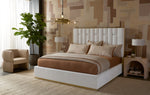 Nemu Bed - King  Rhea Light Barley