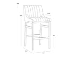 Halden Barstool - Bravo Cream