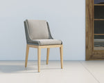 Sorrento Dining Chair - Natural  Palazzo Taupe