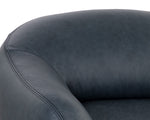 Armani Armchair - Midnight Blue Leather