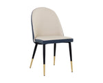 Kline Dining Chair - Dillon Cream / Dillon Thunder